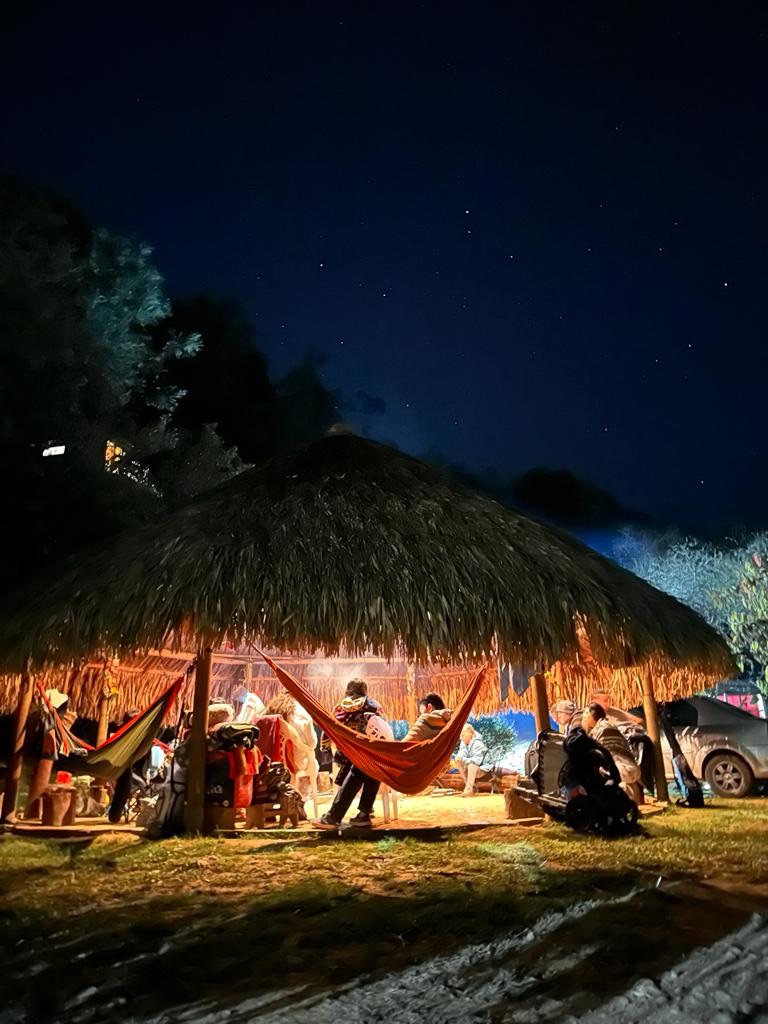 Traditional ayahuasca retreat setting in Colombia with safe ceremonial space