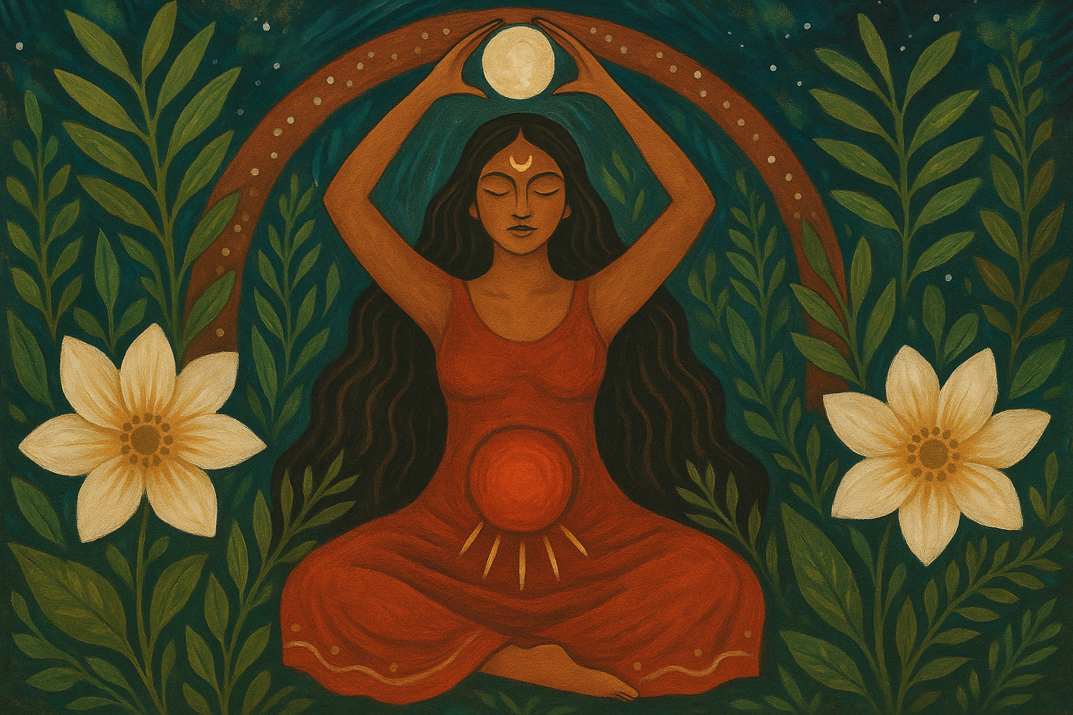 sacred menstrual cycle and moon phases in Amazonian ayahuasca tradition