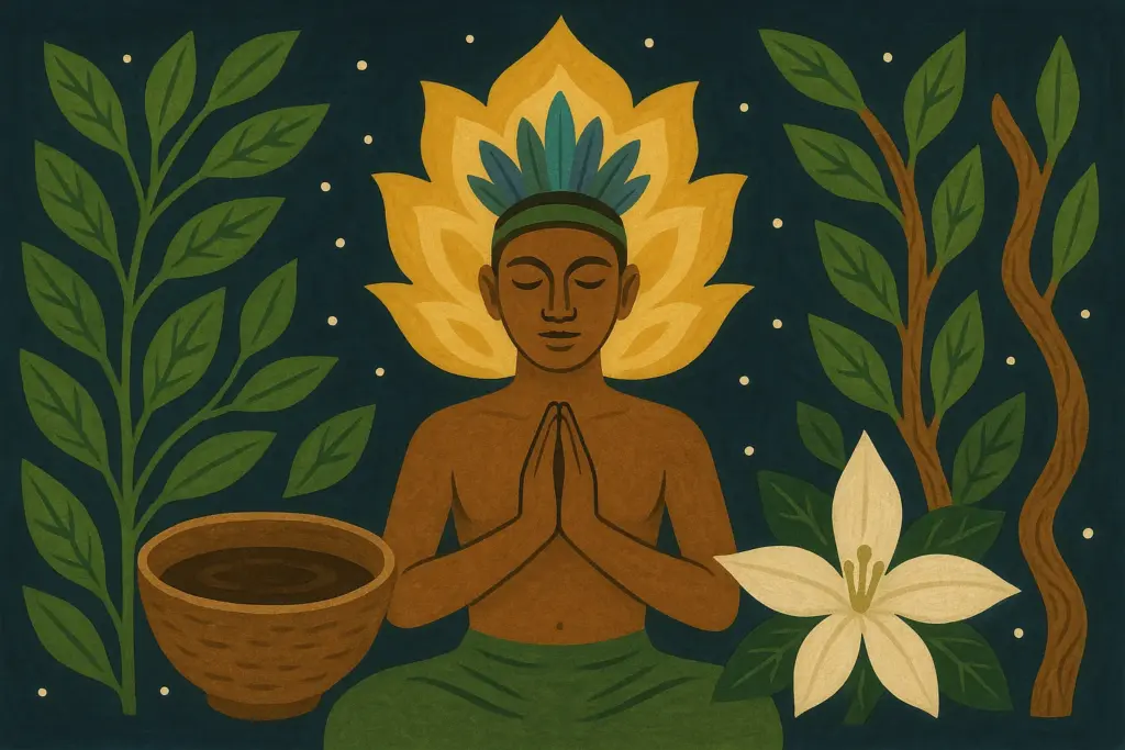 visionary ideograms in ayahuasca ceremonys