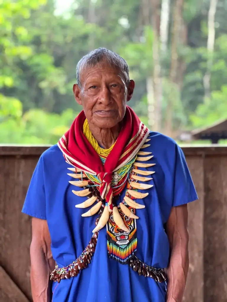 elder taita from ecuador